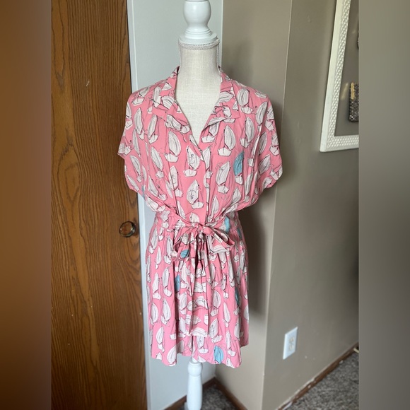 Maeve Novelty Print Sailboat Romper from Anthropologie - Picture 1 of 5